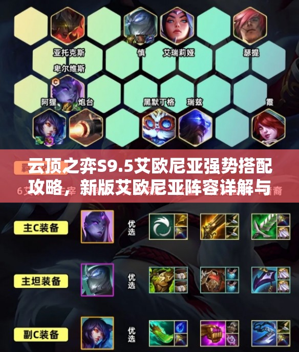 云顶之弈S9.5艾欧尼亚强势搭配攻略，新版艾欧尼亚阵容详解与资源管理策略