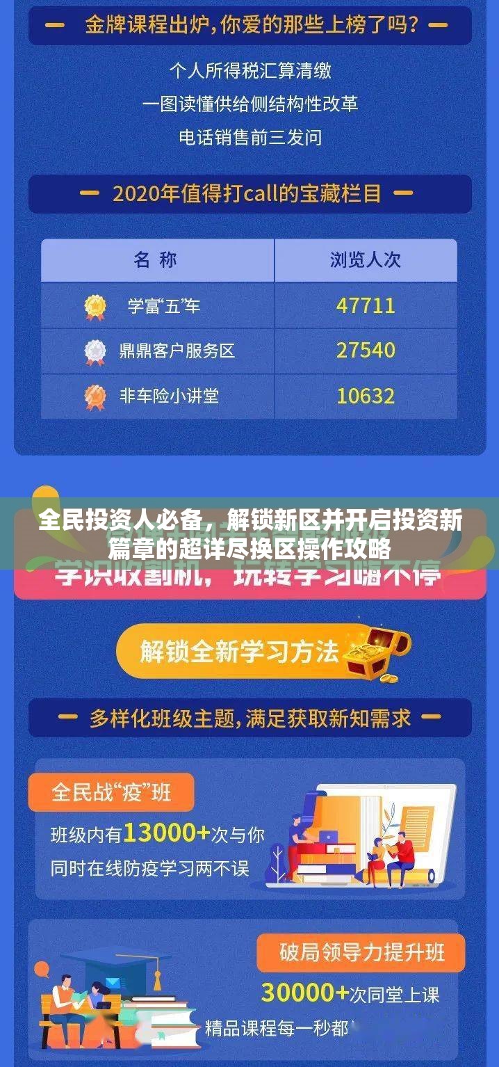 全民投资人必备，解锁新区并开启投资新篇章的超详尽换区操作攻略