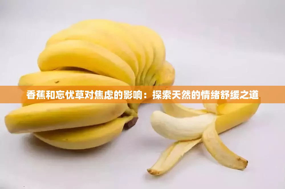 香蕉和忘忧草对焦虑的影响：探索天然的情绪舒缓之道