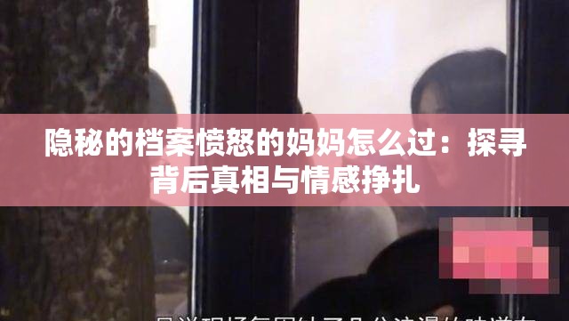 隐秘的档案愤怒的妈妈怎么过：探寻背后真相与情感挣扎
