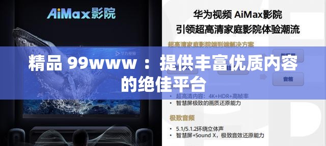 精品 99www ：提供丰富优质内容的绝佳平台