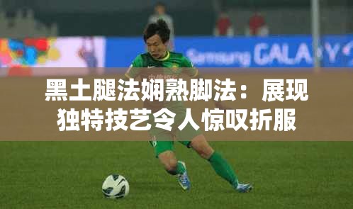 黑土腿法娴熟脚法：展现独特技艺令人惊叹折服