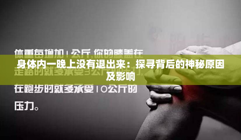 身体内一晚上没有退出来：探寻背后的神秘原因及影响