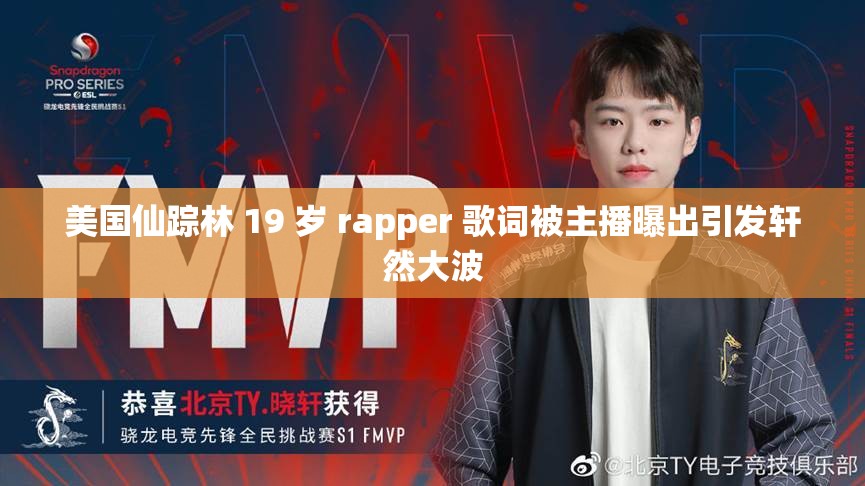 美国仙踪林 19 岁 rapper 歌词被主播曝出引发轩然大波