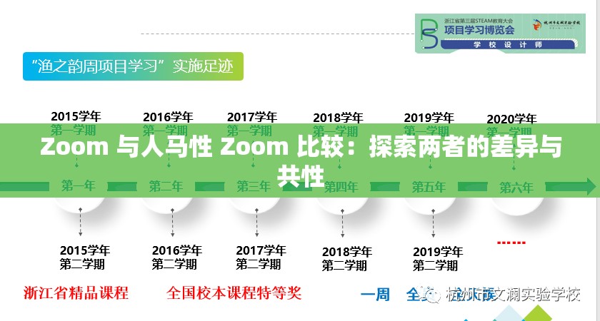 Zoom 与人马性 Zoom 比较：探索两者的差异与共性