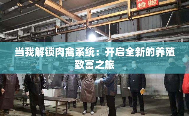 当我解锁肉禽系统：开启全新的养殖致富之旅