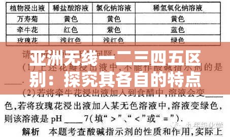 亚洲无线一二三四五区别：探究其各自的特点与差异