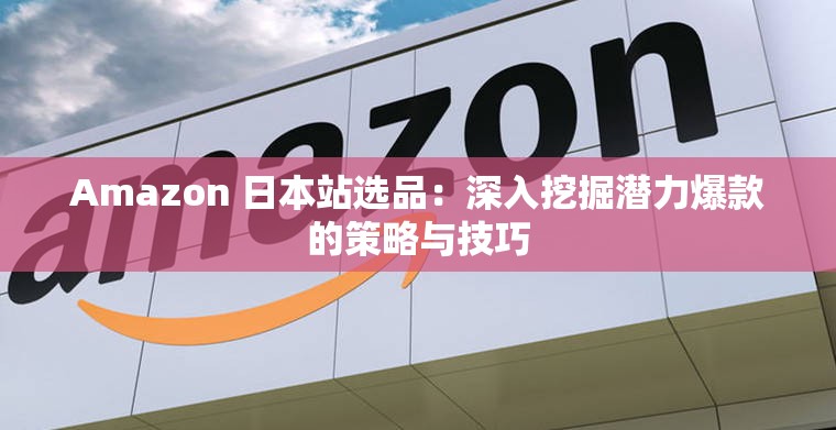 Amazon 日本站选品：深入挖掘潜力爆款的策略与技巧