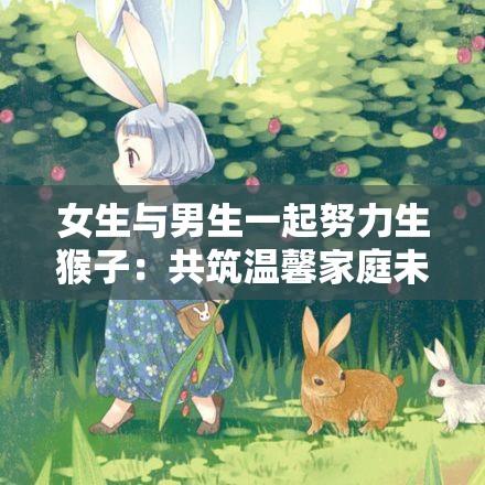 女生与男生一起努力生猴子：共筑温馨家庭未来