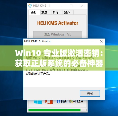 Win10 专业版激活密钥：获取正版系统的必备神器