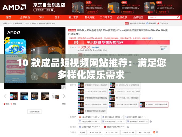 10 款成品短视频网站推荐：满足您多样化娱乐需求