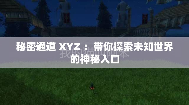 秘密通道 XYZ ：带你探索未知世界的神秘入口