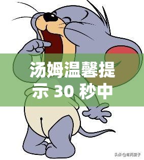 汤姆温馨提示 30 秒中转：带来重要信息和贴心关怀
