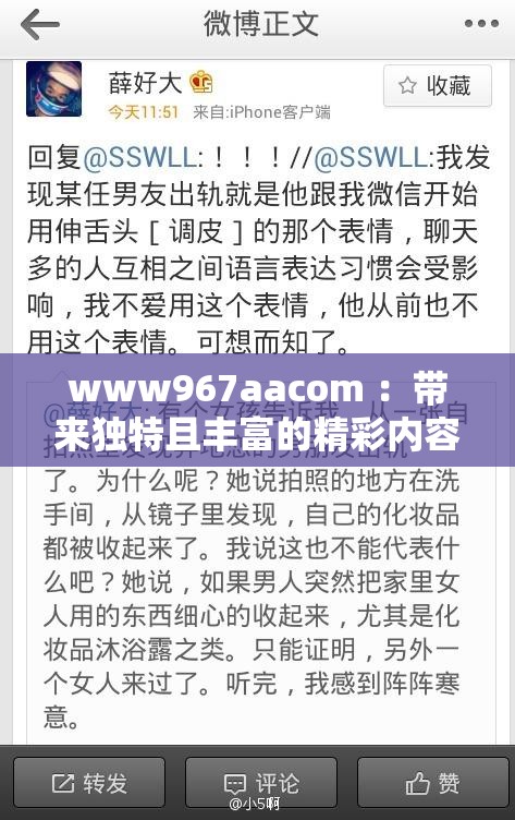 www967aacom ：带来独特且丰富的精彩内容