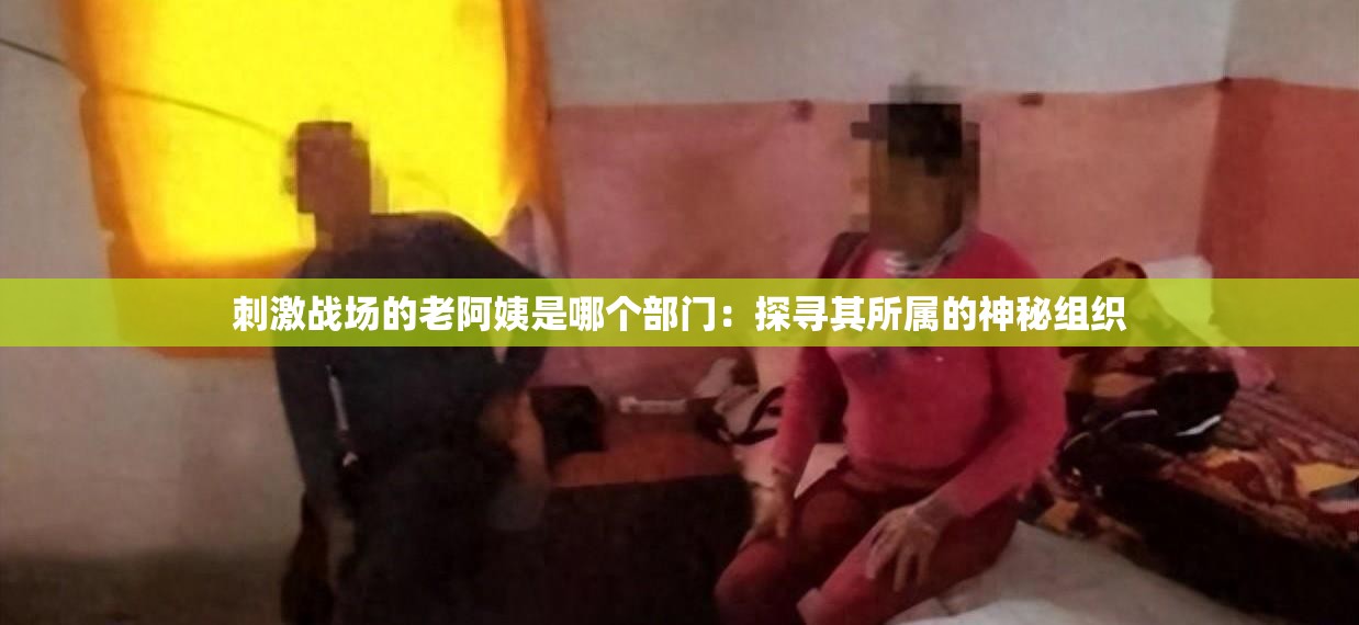 刺激战场的老阿姨是哪个部门：探寻其所属的神秘组织