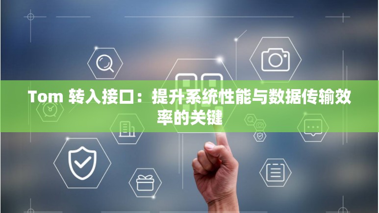 Tom 转入接口：提升系统性能与数据传输效率的关键