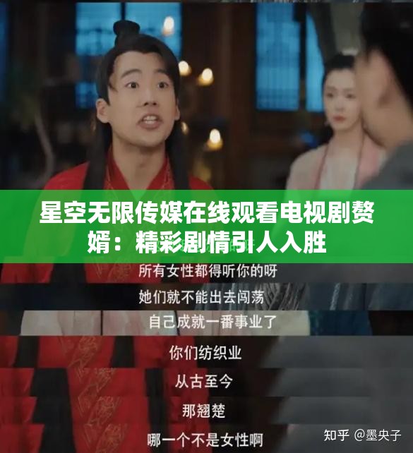 星空无限传媒在线观看电视剧赘婿：精彩剧情引人入胜