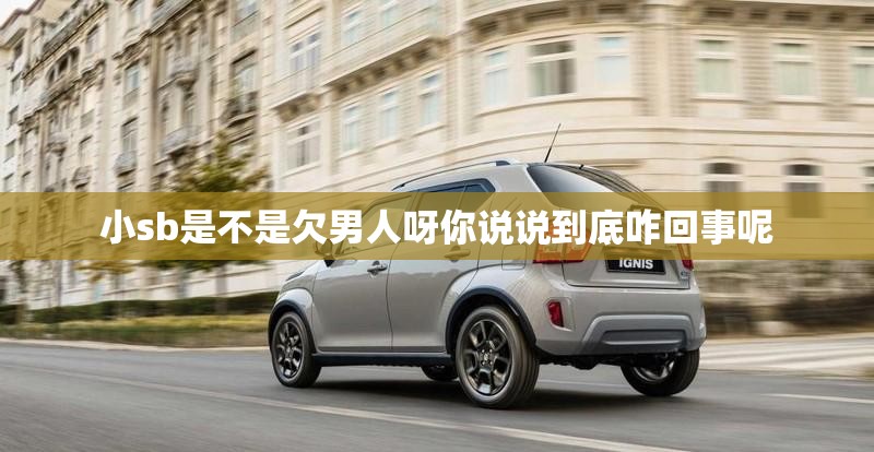 小sb是不是欠男人呀你说说到底咋回事呢