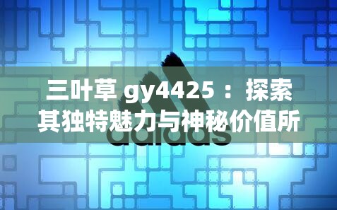 三叶草 gy4425 ：探索其独特魅力与神秘价值所在