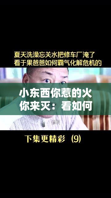 小东西你惹的火你来灭：看如何承担责任化解危机