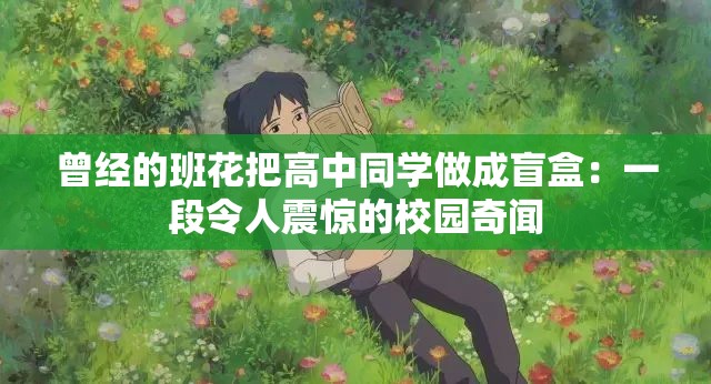 曾经的班花把高中同学做成盲盒：一段令人震惊的校园奇闻