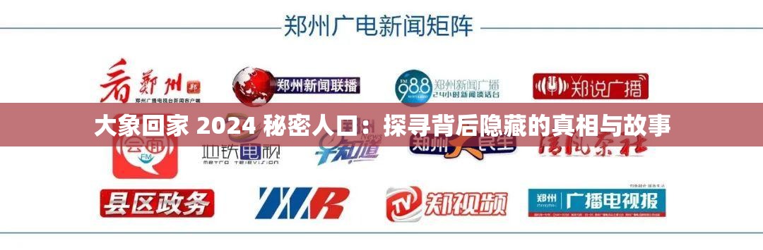 大象回家 2024 秘密人口：探寻背后隐藏的真相与故事