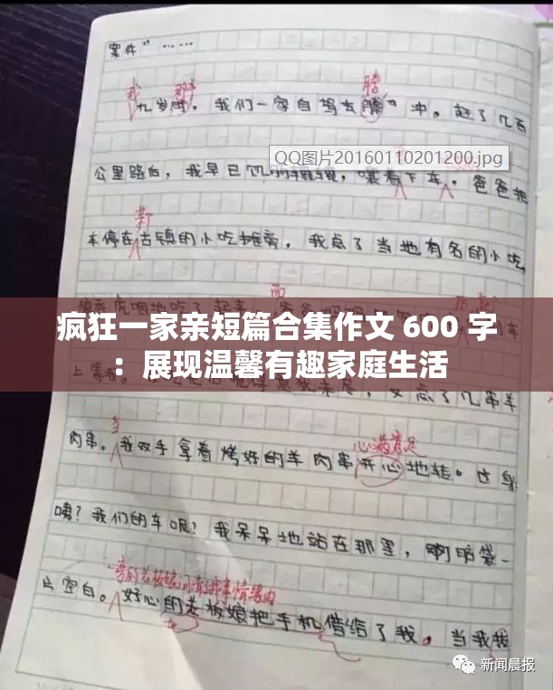 疯狂一家亲短篇合集作文 600 字：展现温馨有趣家庭生活