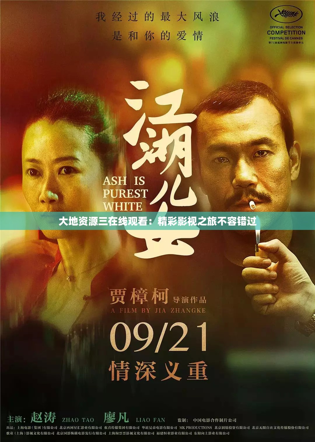 大地资源三在线观看：精彩影视之旅不容错过