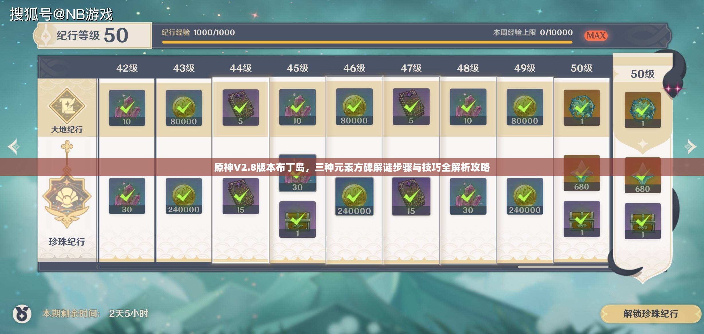 原神V2.8版本布丁岛，三种元素方碑解谜步骤与技巧全解析攻略