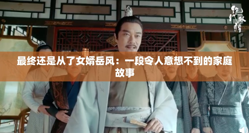 最终还是从了女婿岳风：一段令人意想不到的家庭故事