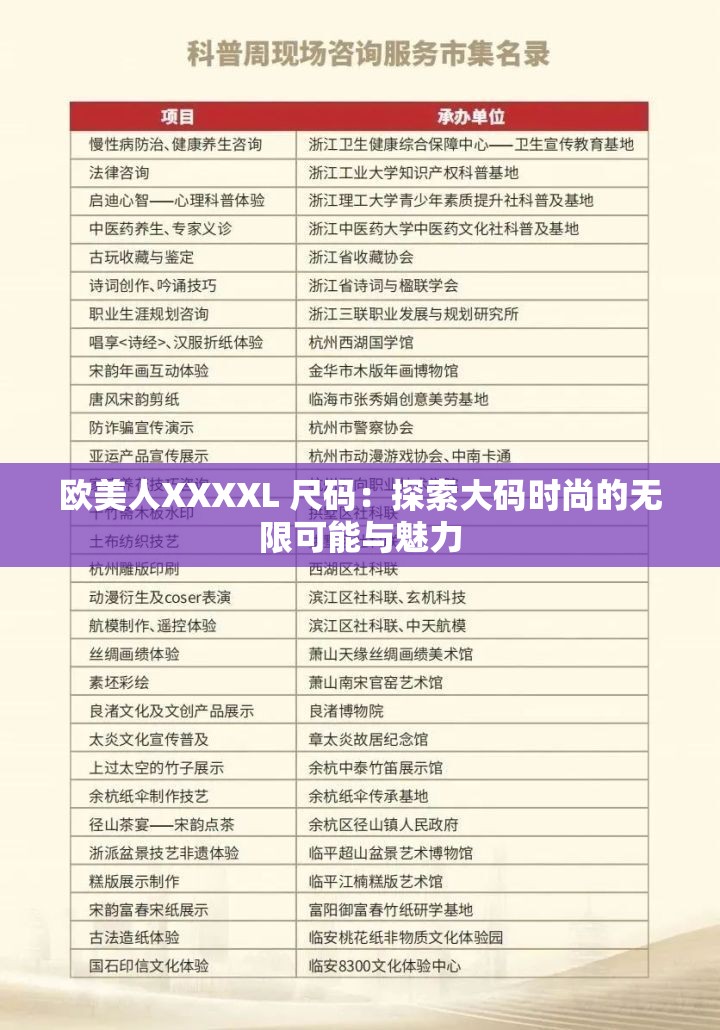 欧美人XXXXL 尺码：探索大码时尚的无限可能与魅力
