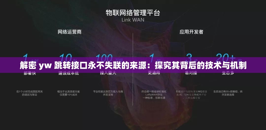 解密 yw 跳转接口永不失联的来源：探究其背后的技术与机制