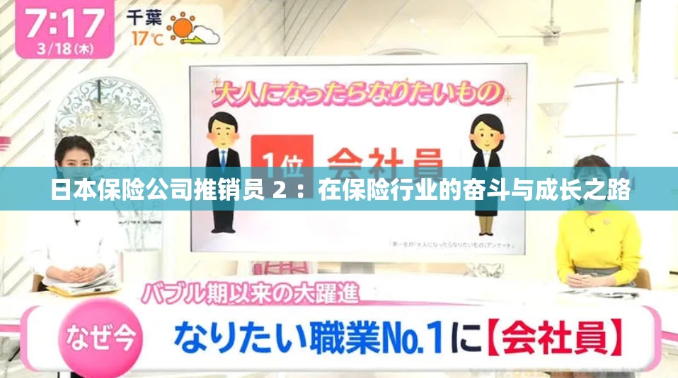 日本保险公司推销员 2 ：在保险行业的奋斗与成长之路