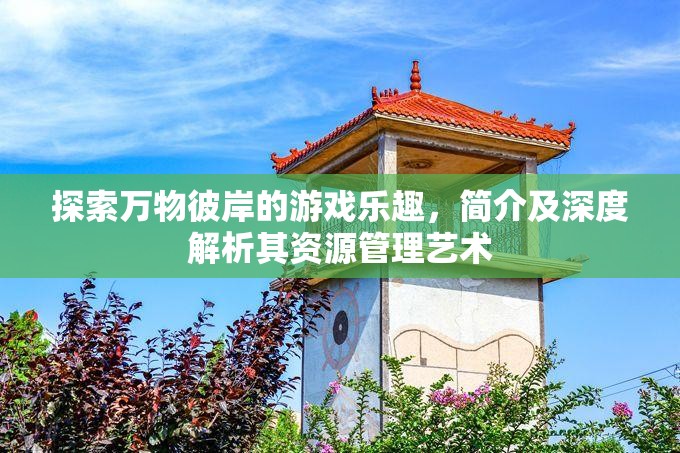 探索万物彼岸的游戏乐趣，简介及深度解析其资源管理艺术