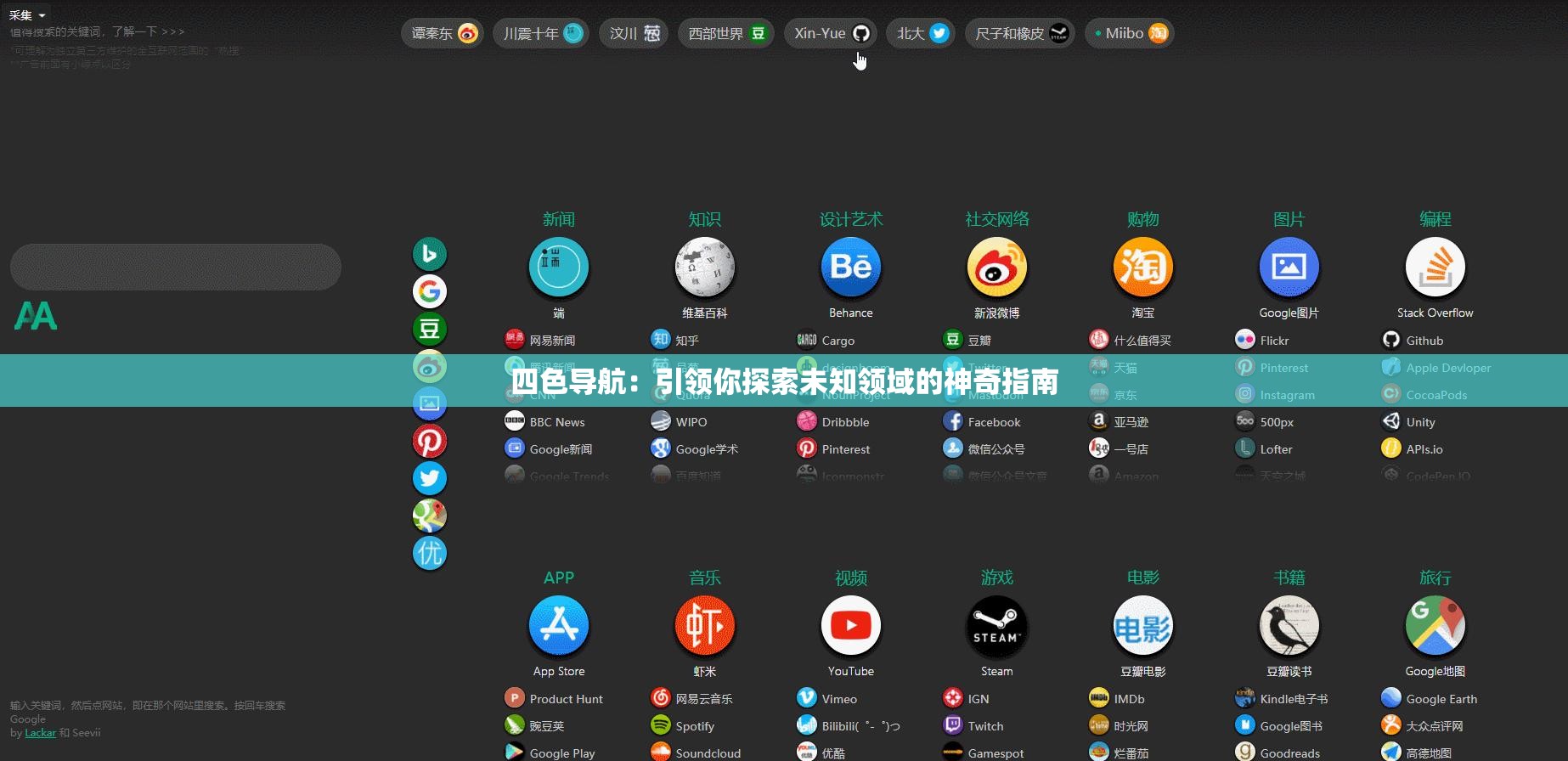 四色导航：引领你探索未知领域的神奇指南