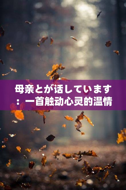 母亲とが话しています：一首触动心灵的温情之歌