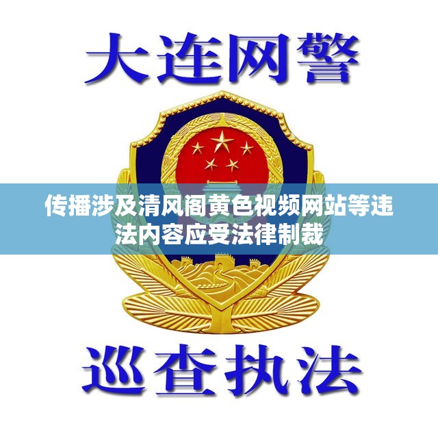 传播涉及清风阁黄色视频网站等违法内容应受法律制裁