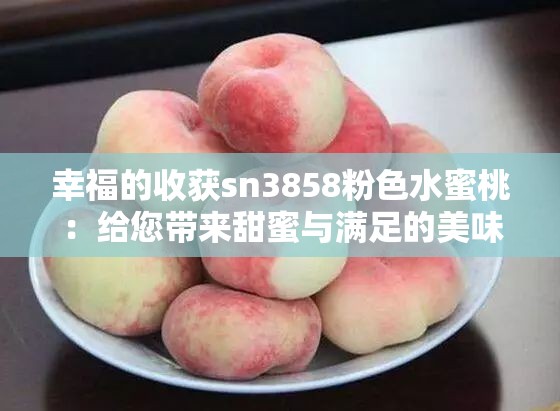 幸福的收获sn3858粉色水蜜桃：给您带来甜蜜与满足的美味之选