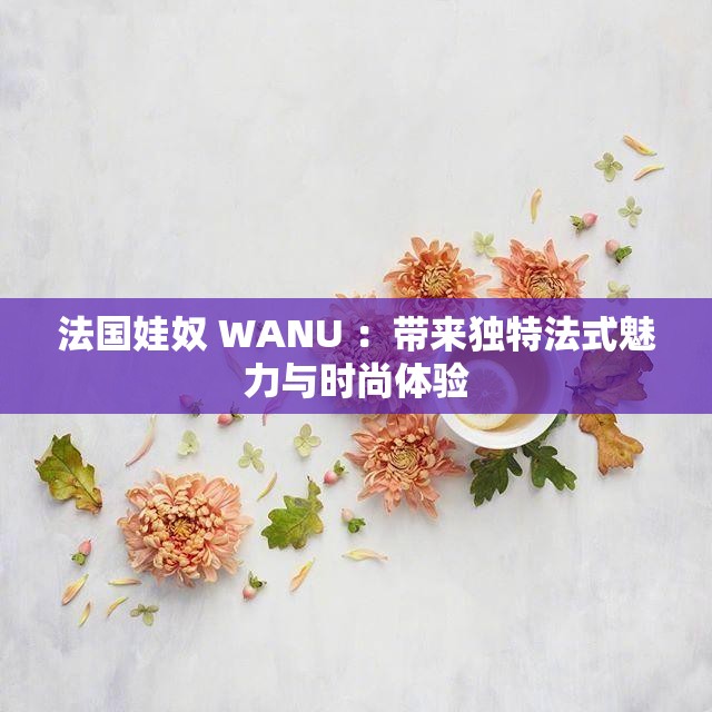 法国娃奴 WANU ：带来独特法式魅力与时尚体验