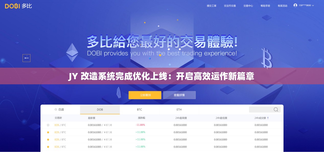 JY 改造系统完成优化上线：开启高效运作新篇章