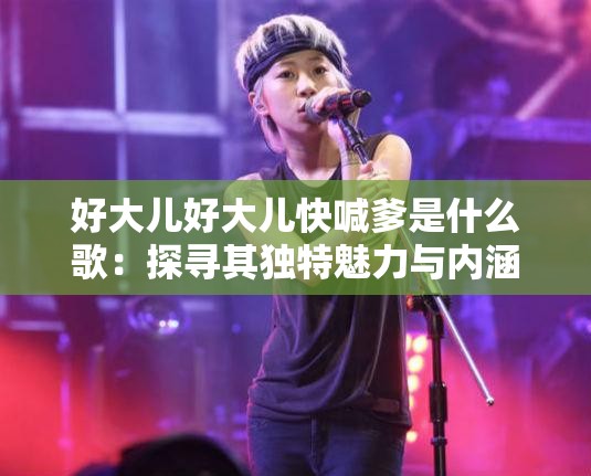 好大儿好大儿快喊爹是什么歌：探寻其独特魅力与内涵