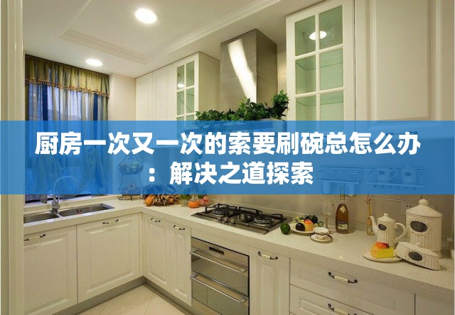 厨房一次又一次的索要刷碗总怎么办：解决之道探索