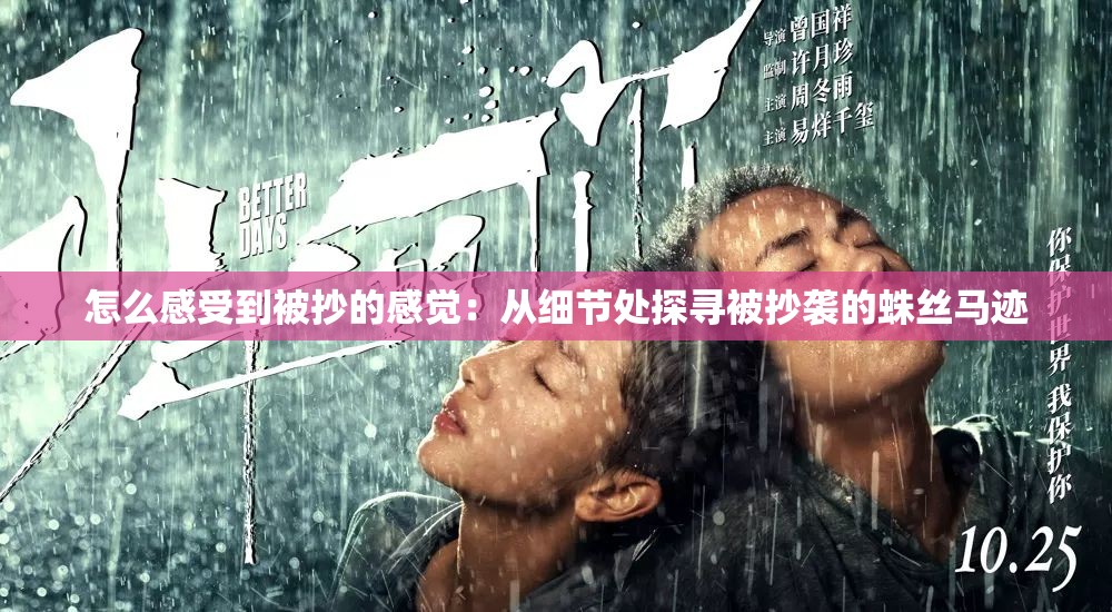 怎么感受到被抄的感觉：从细节处探寻被抄袭的蛛丝马迹