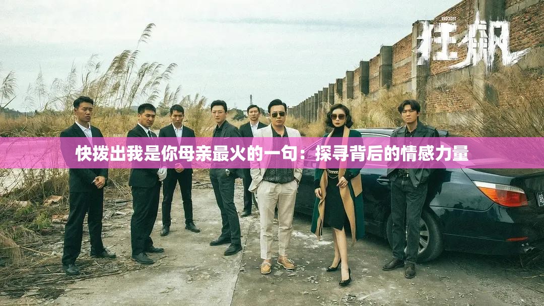 快拨出我是你母亲最火的一句：探寻背后的情感力量