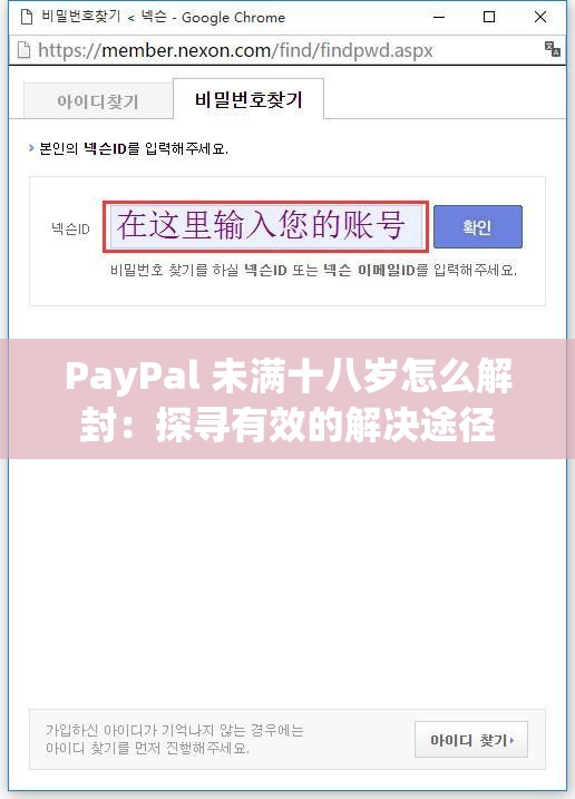 PayPal 未满十八岁怎么解封：探寻有效的解决途径