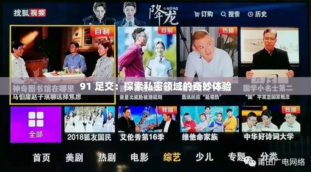 91 足交：探索私密领域的奇妙体验