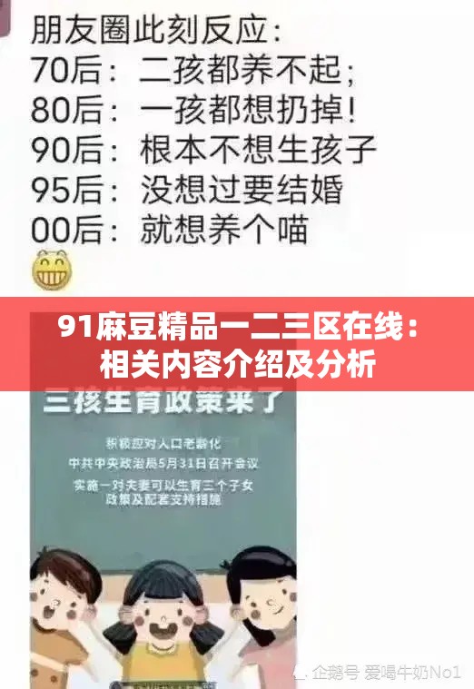 91麻豆精品一二三区在线：相关内容介绍及分析