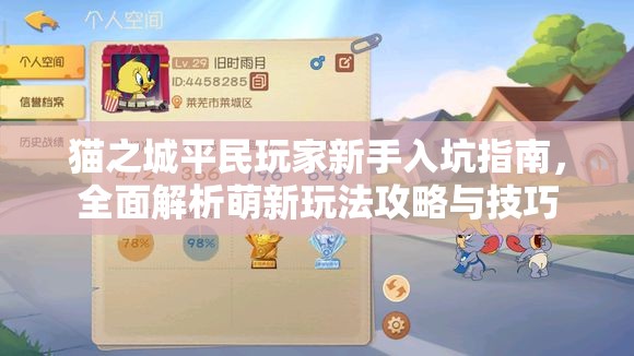猫之城平民玩家新手入坑指南，全面解析萌新玩法攻略与技巧