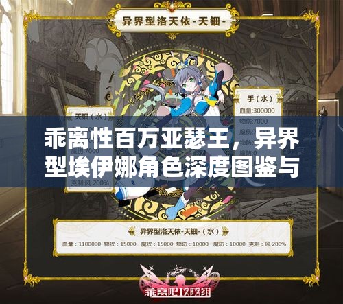 乖离性百万亚瑟王，异界型埃伊娜角色深度图鉴与技能全面解析