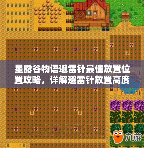 星露谷物语避雷针最佳放置位置攻略，详解避雷针放置高度、覆盖与安全原则